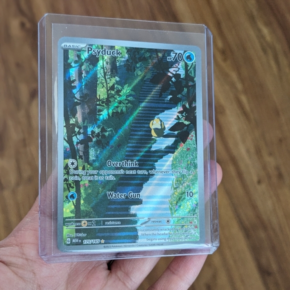 Pokemon 151 Psyduck Pokemon Card illustration rare 175/165 Pokemon card TCG - Picture 4 of 7